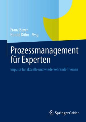 Cover of the book Prozessmanagement für Experten by Pegor Aynajian
