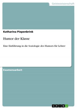 Cover of the book Humor der Klasse by Sarah Geist