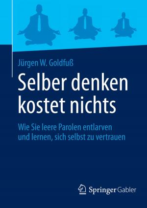 Cover of the book Selber denken kostet nichts by Reingard Jäger