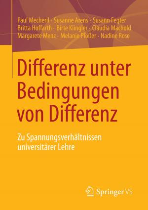Cover of the book Differenz unter Bedingungen von Differenz by Marga Löwer-Hirsch, Beate West-Leuer