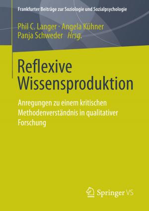 Cover of the book Reflexive Wissensproduktion by Alexander Dörsam