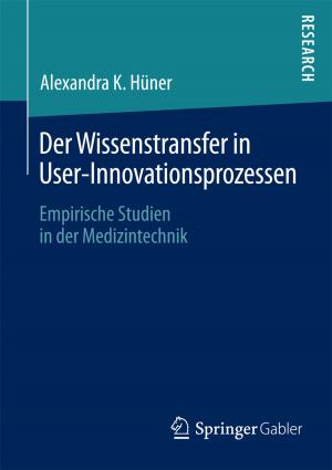Cover of the book Der Wissenstransfer in User-Innovationsprozessen by Anne Seifert, Franziska Nagy