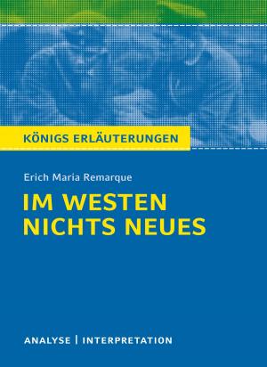 Book cover of Im Westen nichts Neues von Erich Maria Remarque.