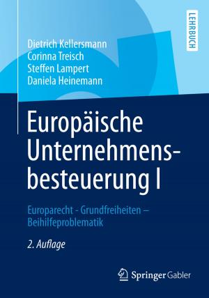 Cover of the book Europäische Unternehmensbesteuerung I by 