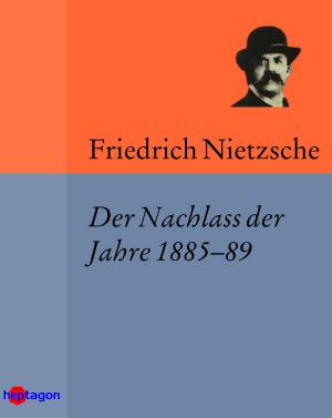 Cover of the book Der Nachlass der Jahre 1885–89 by Walter Benjamin