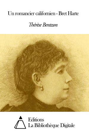 Cover of the book Un romancier californien - Bret Harte by Emile Burnouf