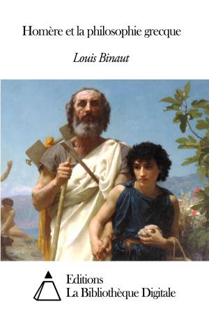 Cover of the book Homère et la philosophie grecque by Mark Twain