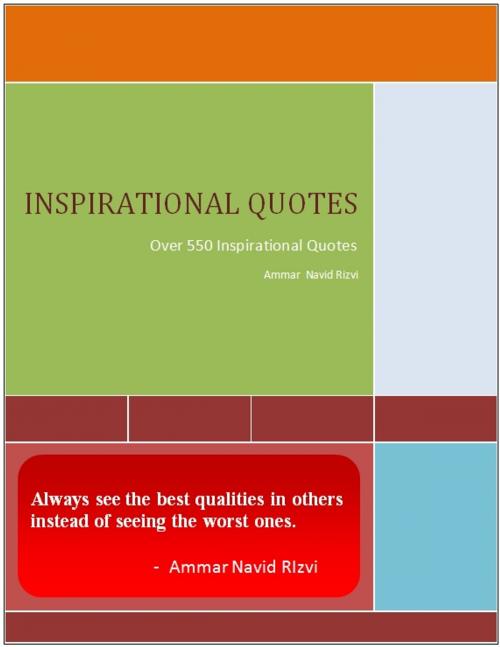 Cover of the book INSPIRATIONAL QUOTES by Ammar Navid, Ammar Navid