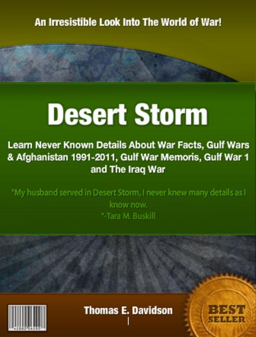Cover of the book Desert Storm by Thomas E. Davidson, Clinton Gilkie