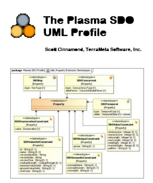 Cover of the book The PlasmaSDO™ UML Profile by Scott Cinnamond, TerraMeta Software Inc.