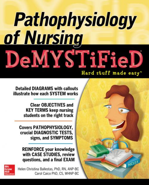 Cover of the book Pathophysiology of Nursing Demystified by Helen C. Ballestas, Carol Caico, McGraw-Hill Education