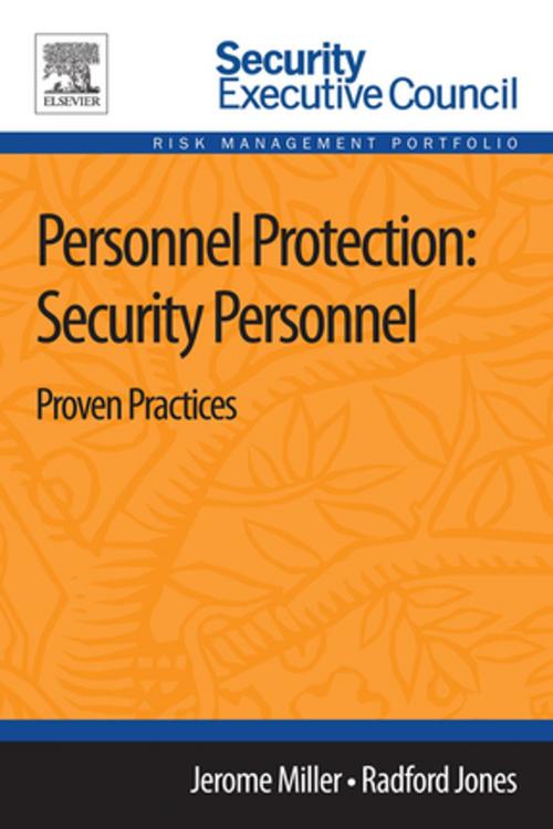 Cover of the book Personnel Protection: Security Personnel by Jerome Miller, Radford Jones, Elsevier Science