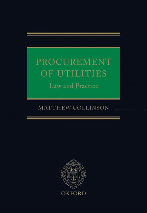 Cover of the book Procurement of Utilities by Matthew Collinson, OUP Oxford