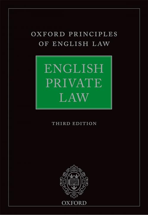 Cover of the book English Private Law by , OUP Oxford