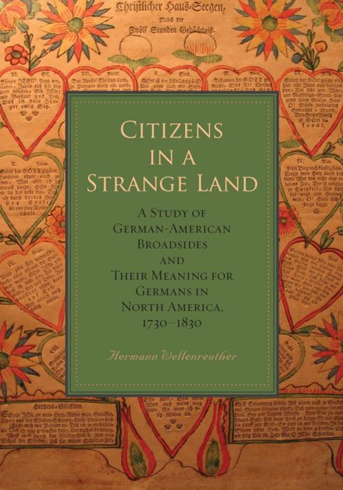 Cover of the book Citizens in a Strange Land by Hermann Wellenreuther, Penn State University Press