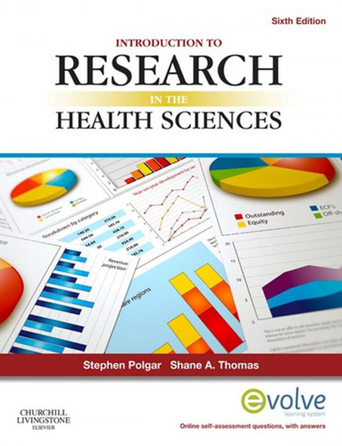 Cover of the book Introduction to Research in the Health Sciences by Stephen Polgar, Shane A. Thomas, Elsevier Health Sciences UK