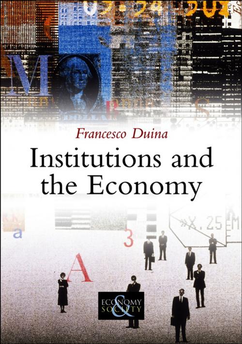 Cover of the book Institutions and the Economy by Francesco Duina, Wiley
