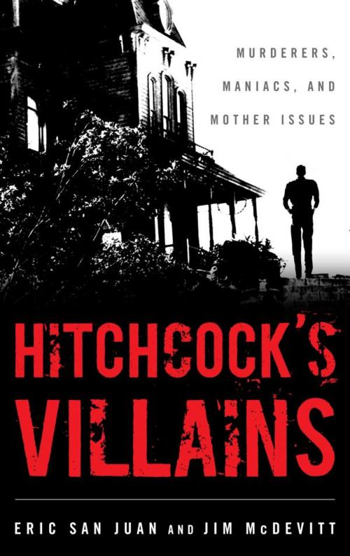 Cover of the book Hitchcock's Villains by Eric San Juan, Jim McDevitt, Scarecrow Press