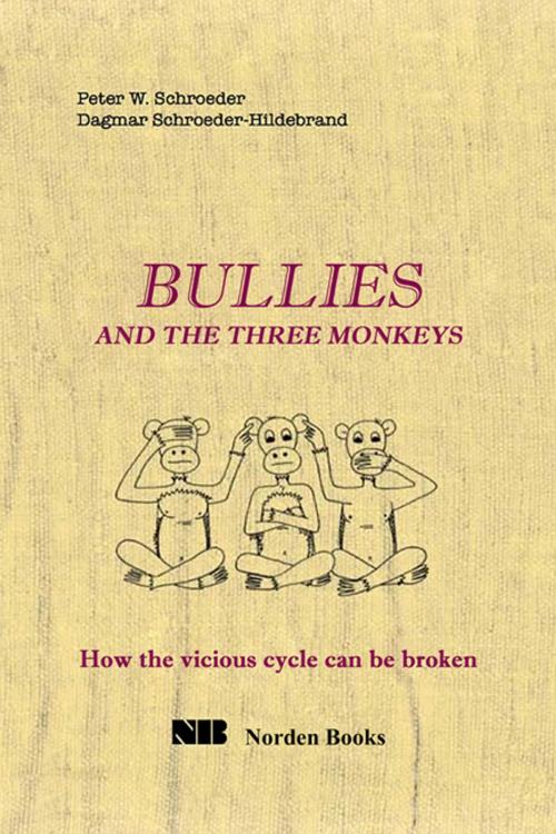 Cover of the book Bullies and the Three Monkeys: How the Vicious Cycle Can Be Broken by Peter W. Schroeder, Dagmar Schroeder-Hildebrand, Norden Books