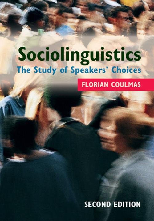 Cover of the book Sociolinguistics by Florian Coulmas, Cambridge University Press