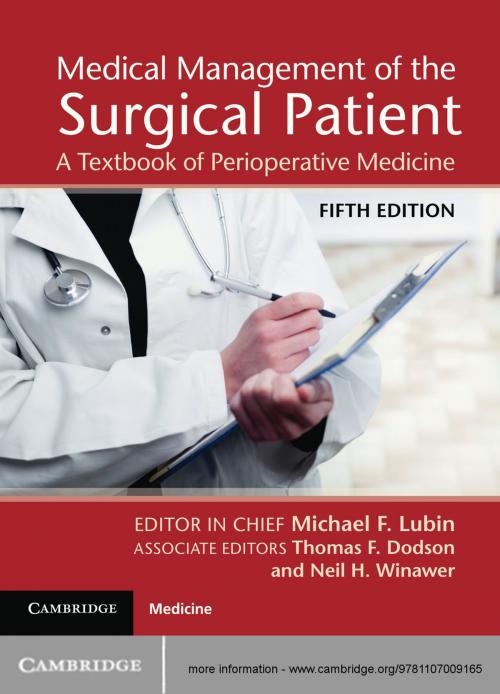 Cover of the book Medical Management of the Surgical Patient by , Cambridge University Press