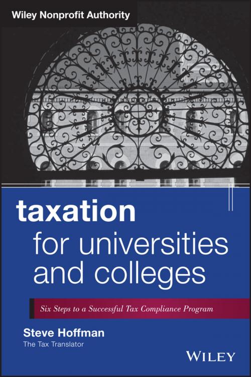 Cover of the book Taxation for Universities and Colleges by Steve Hoffman, Wiley