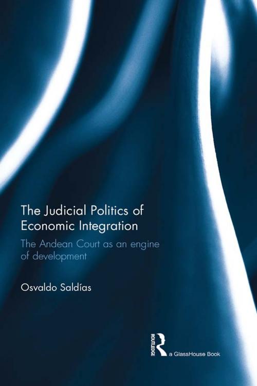 Cover of the book The Judicial Politics of Economic Integration by Osvaldo Saldias, Taylor and Francis