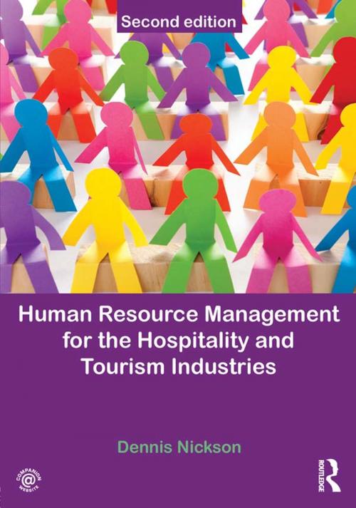Cover of the book Human Resource Management for Hospitality, Tourism and Events by Dennis Nickson, Taylor and Francis