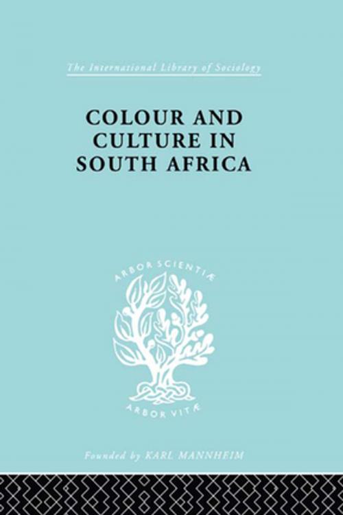 Cover of the book Colour&Cult S Africa Ils 107 by Sheila Patterson, Taylor and Francis