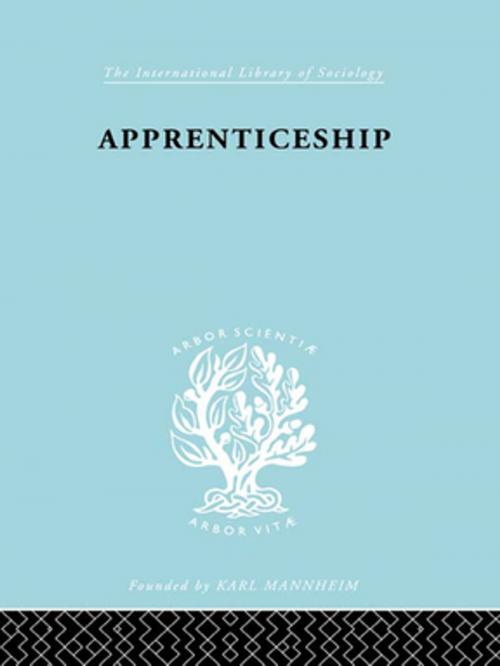 Cover of the book Apprenticeship by Kate Liepmann, Taylor and Francis