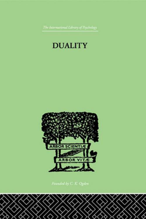Cover of the book Duality by Bradley, R N, Taylor and Francis