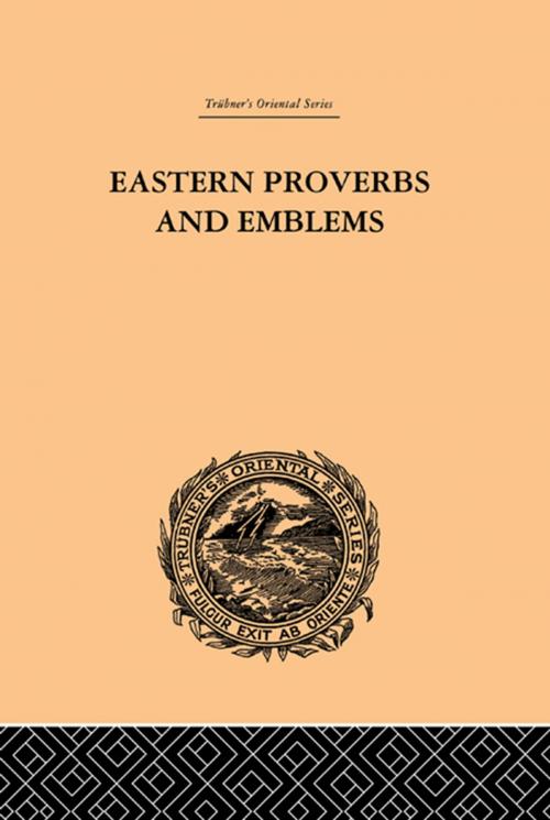 Cover of the book Eastern Proverbs and Emblems by James Long, Taylor and Francis