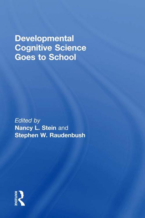 Cover of the book Developmental Cognitive Science Goes to School by , Taylor and Francis