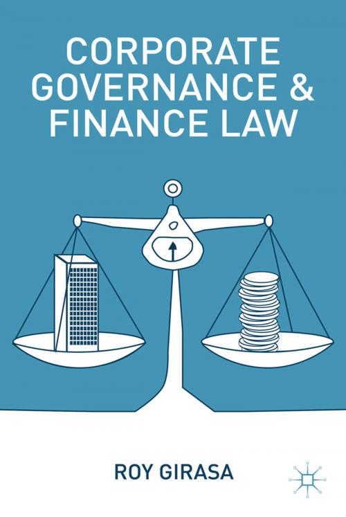Cover of the book Corporate Governance and Finance Law by R. Girasa, Palgrave Macmillan US