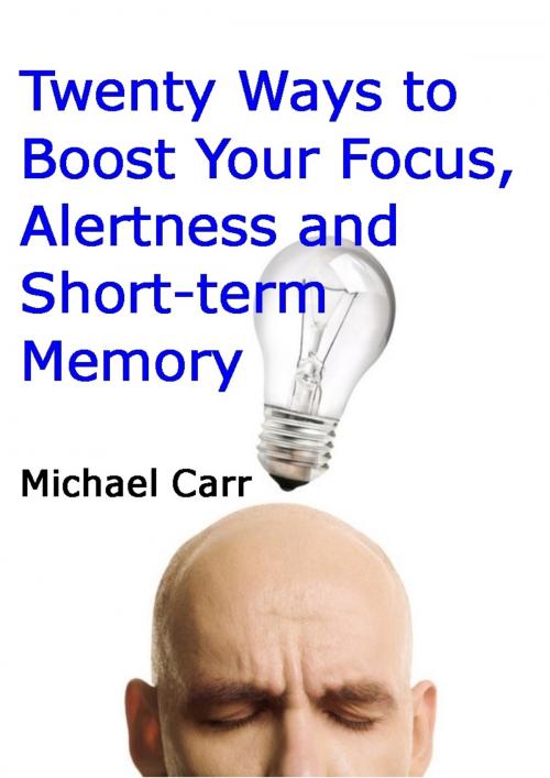 Cover of the book Twenty Ways to Boost Your Focus, Alertness and Short-term Memory by Michael Carr, Michael Carr