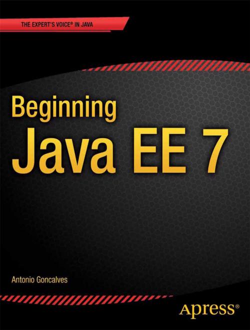 Cover of the book Beginning Java EE 7 by Antonio Goncalves, Apress