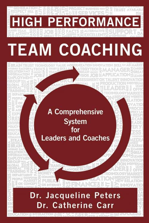 Cover of the book High Performance Team Coaching by Dr. Jacqueline Peters, B.Sc., M.Ed., DProf, PCC, CHRP, Dr. Catherine Carr, B.Sc., M.Ed., DProf, PCC, RCC, FriesenPress