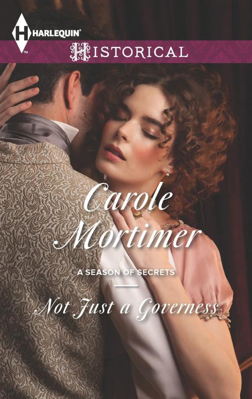 Cover of the book Not Just a Governess by Carole Mortimer, Harlequin