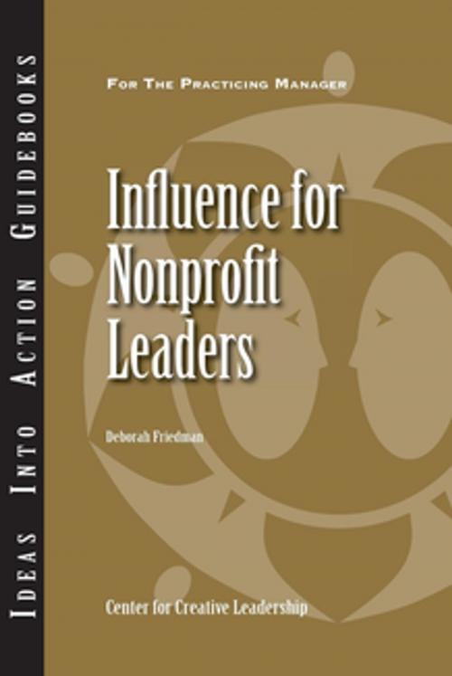 Cover of the book Influence for Nonprofit Leaders by Friedman, Center for Creative Leadership