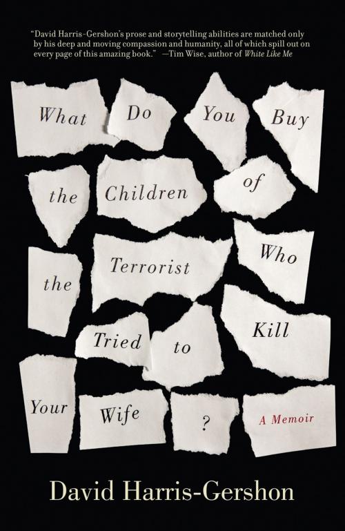 Cover of the book What Do You Buy the Children of the Terrorist who Tried to Kill Your Wife? by David Harris-Gershon, Oneworld Publications