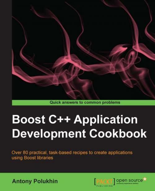 Cover of the book Boost C++ Application Development Cookbook by Antony Polukhin, Packt Publishing