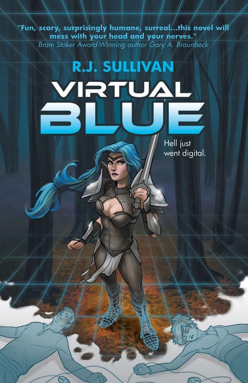 Cover of the book Virtual Blue by R.J. Sullivan, Seventh Star Press