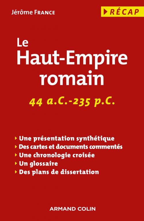Cover of the book Le Haut-Empire romain by Jérôme France, Armand Colin