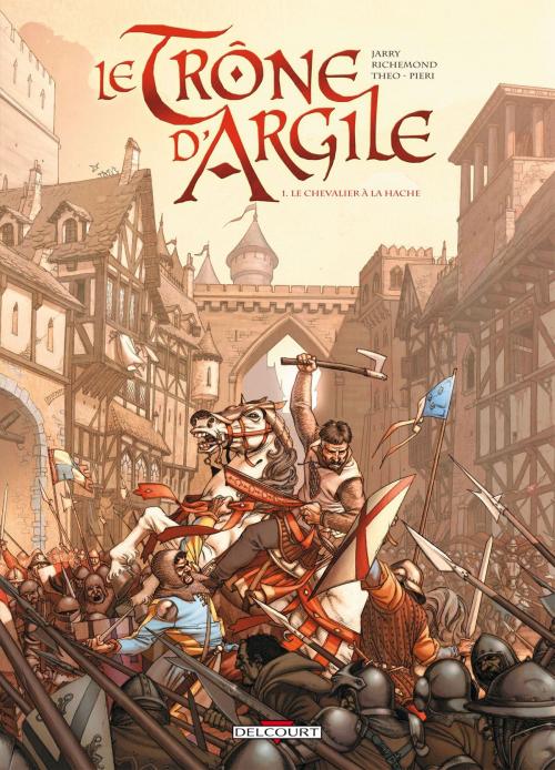 Cover of the book Le Trône d'argile T01 by France Richemond, Nicolas Jarry, Theo, Delcourt
