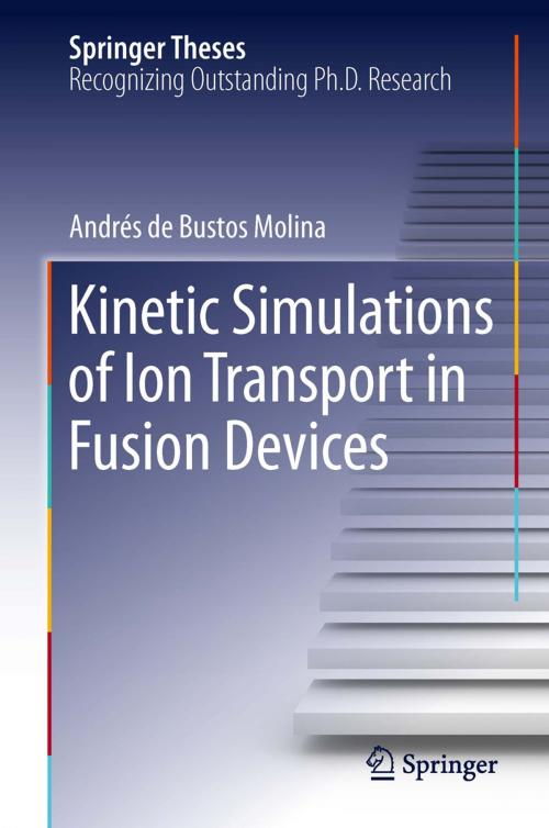 Cover of the book Kinetic Simulations of Ion Transport in Fusion Devices by Andrés de Bustos Molina, Springer International Publishing