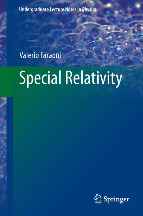 Cover of the book Special Relativity by Valerio Faraoni, Springer International Publishing