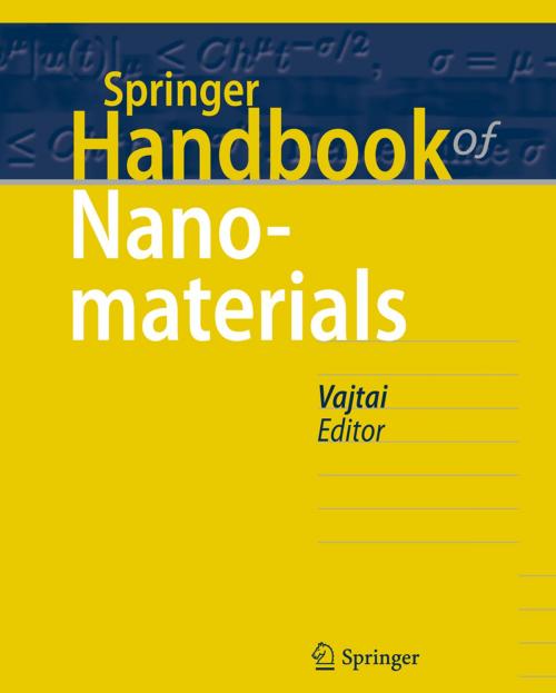 Cover of the book Springer Handbook of Nanomaterials by , Springer Berlin Heidelberg