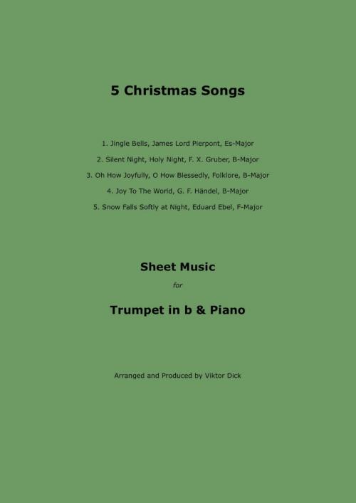 Cover of the book 5 Christmas Songs by Viktor Dick, vidimusic