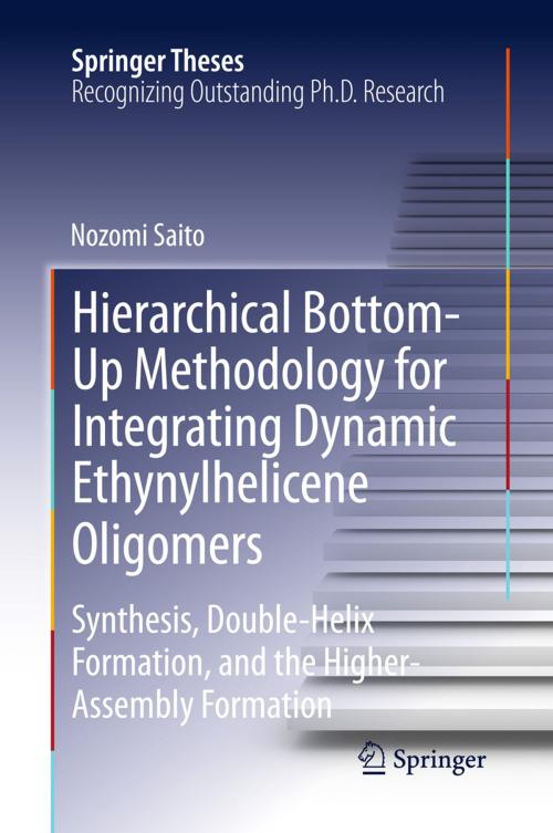 Cover of the book Hierarchical Bottom-Up Methodology for Integrating Dynamic Ethynylhelicene Oligomers by Nozomi Saito, Springer Japan