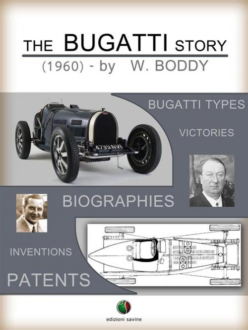 Cover of the book The Bugatti Story by William Boddy, Edizioni Savine